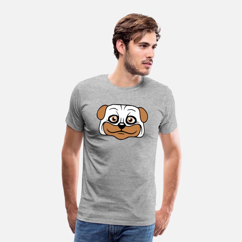 Dog Pug Small Cute Thick Lovely Happy Comic Fun
