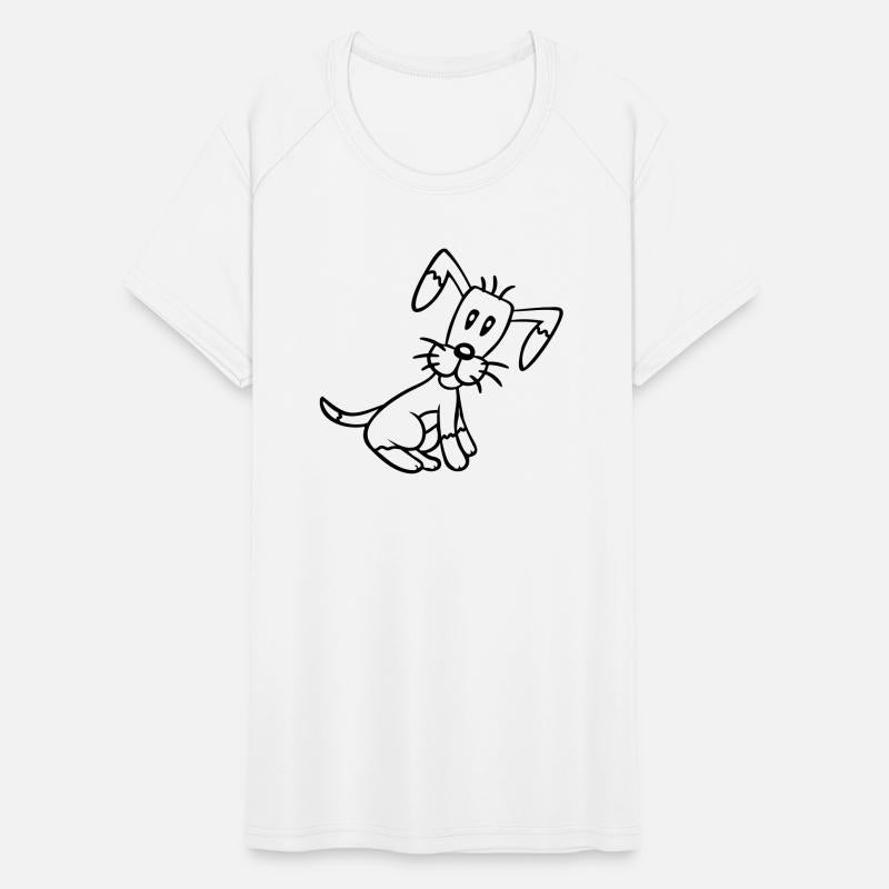 Dog Sits Cute Little Happy Puppy Pet Friendly Fun