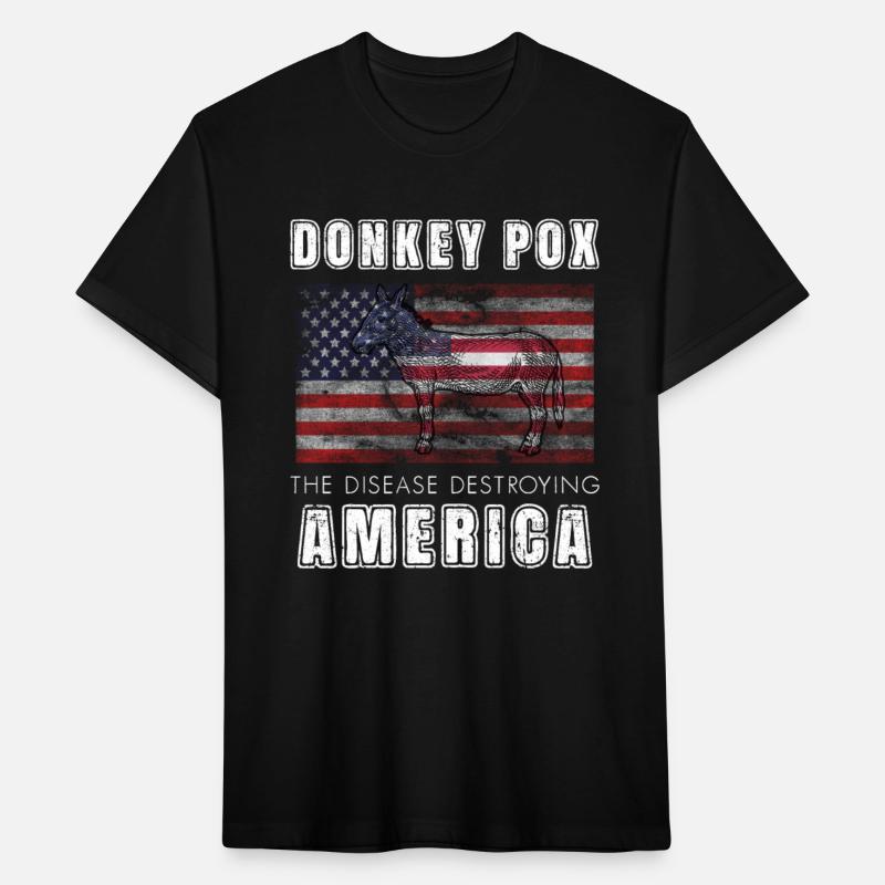 Donkey Pox The Disease Funny Anti Biden Shirt