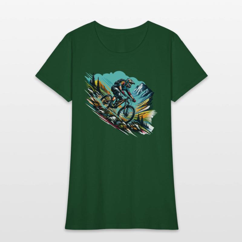 Downhill Adventure In The Mountains