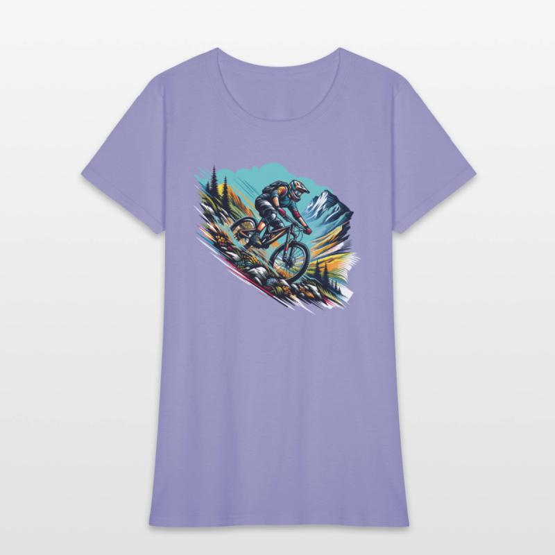 Downhill Adventure In The Mountains