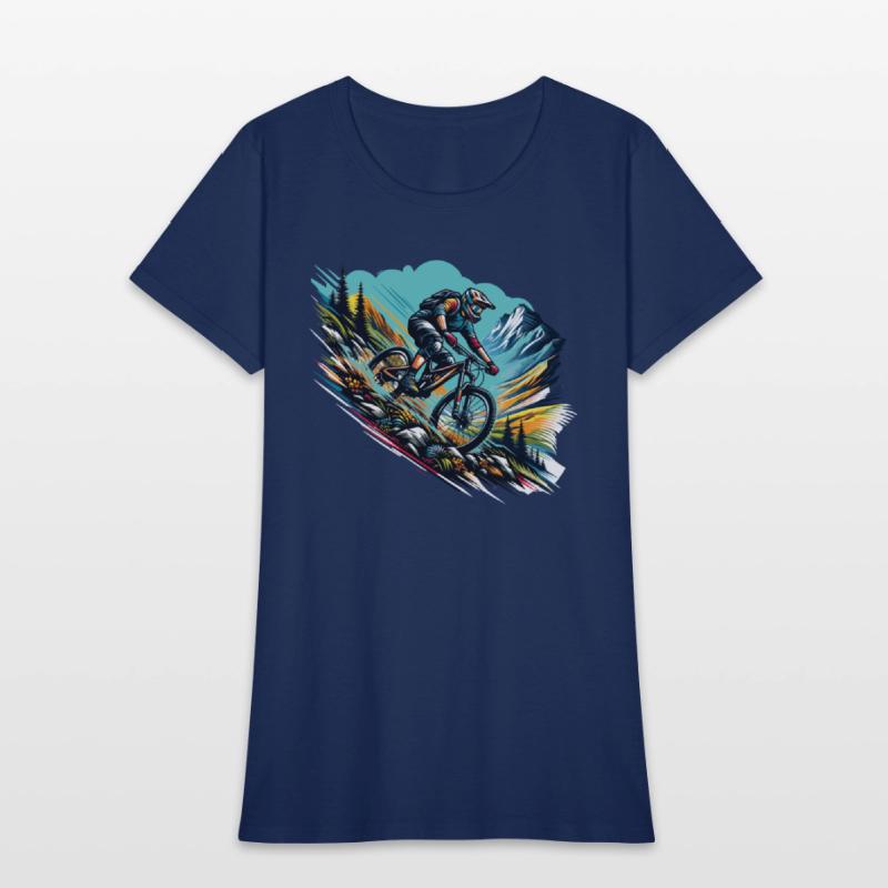 Downhill Adventure In The Mountains