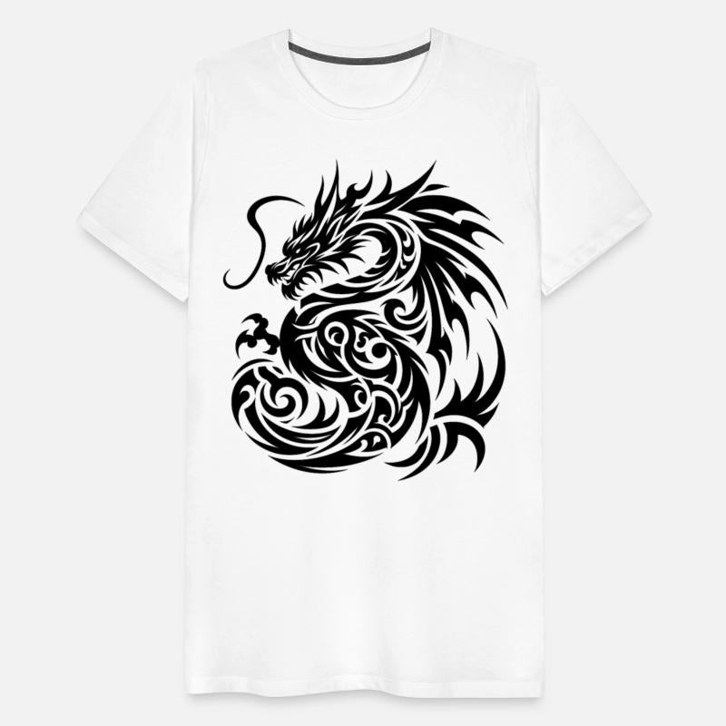 Dragon Tribal Tattoo Artistic Symbol Design