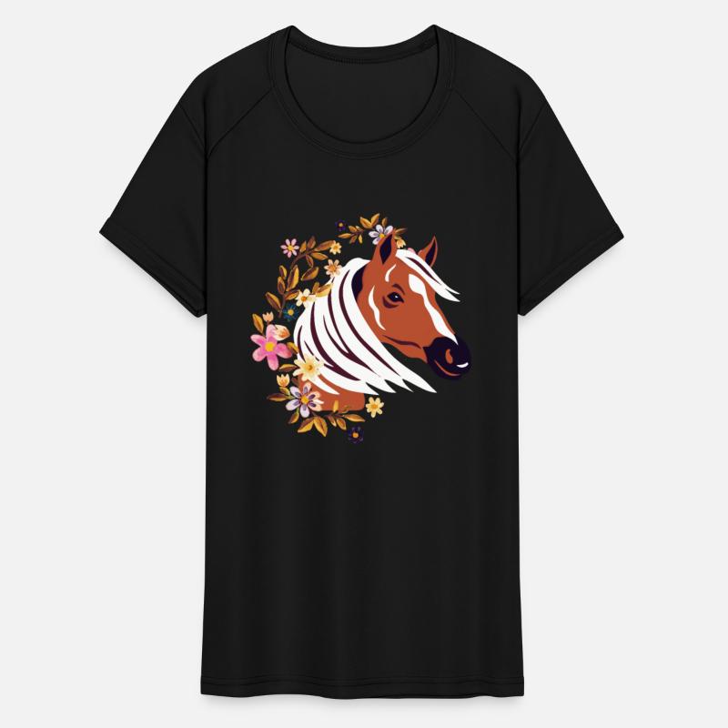 Dream horse with Flowers Vintage