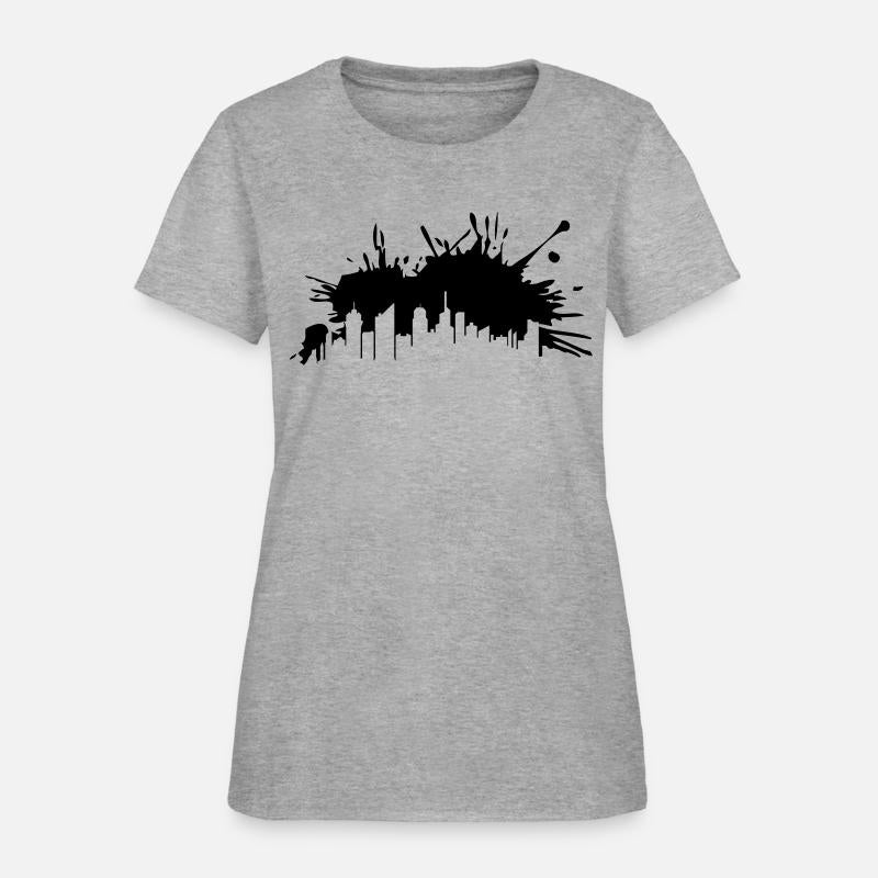 drop dribble city graffiti color splash metropolis