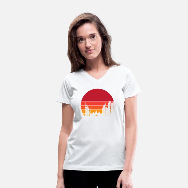 Dubai City Lights at Sunset