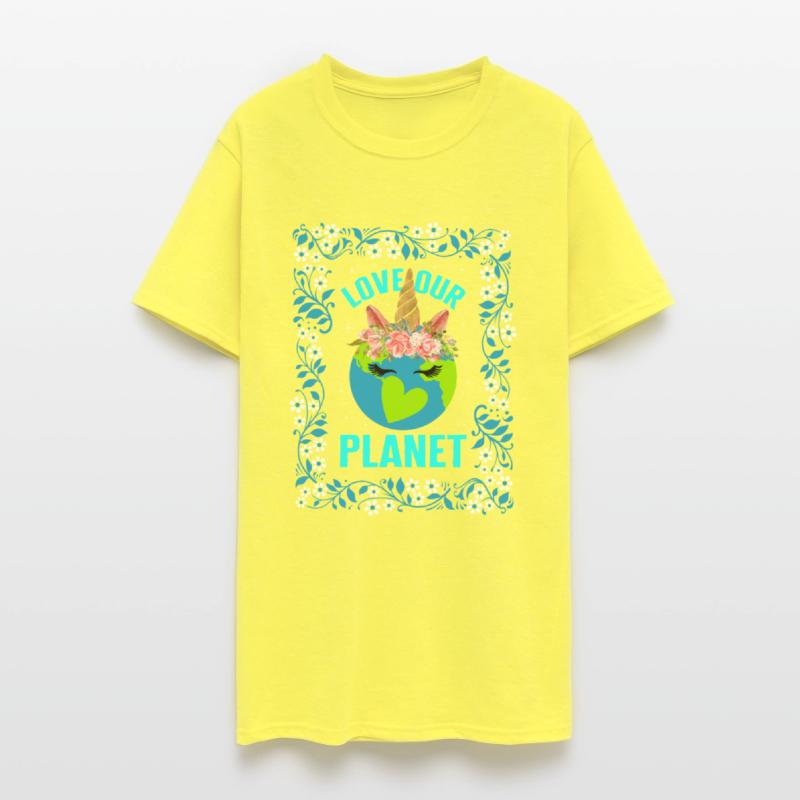 Earth Shirt, Love Our Planet Unicorn Earth Tee,