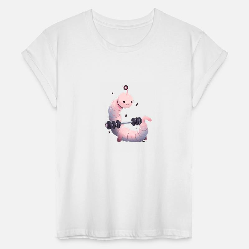 Earthworm Gym Fitness Bodybuilding Worm Kawaii