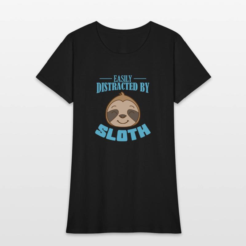 Easily Distracted by Sloth lazy