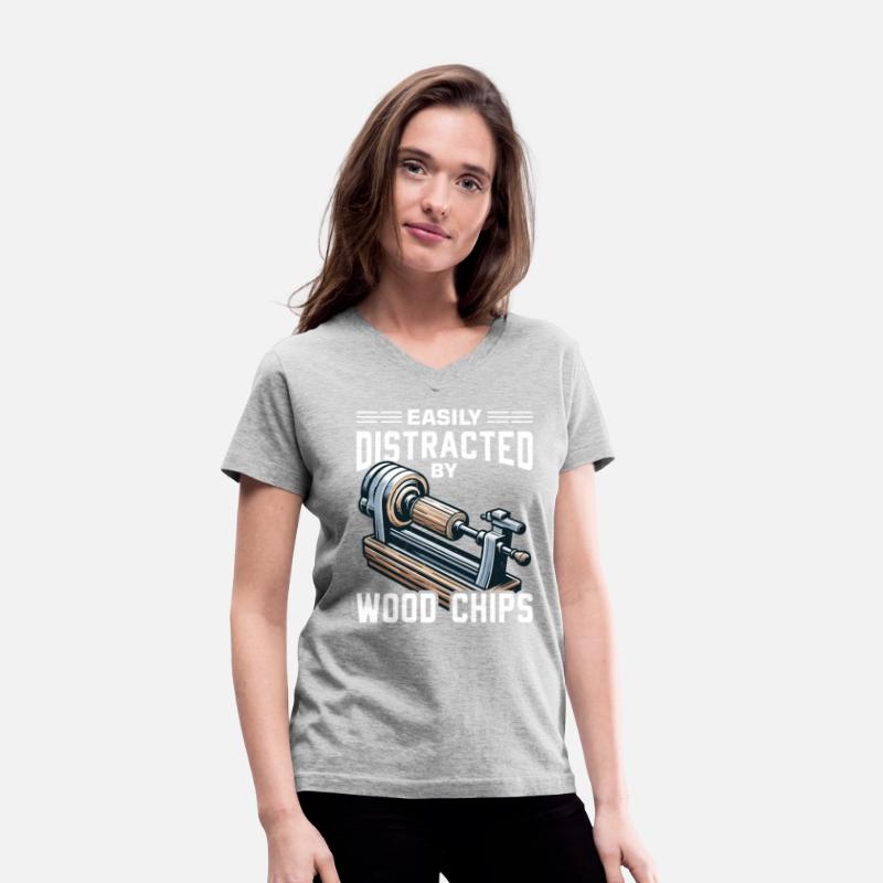 Easily Distracted By Wood Chips Woodturning Lathe