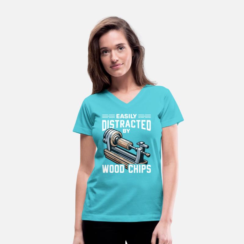 Easily Distracted By Wood Chips Woodturning Lathe