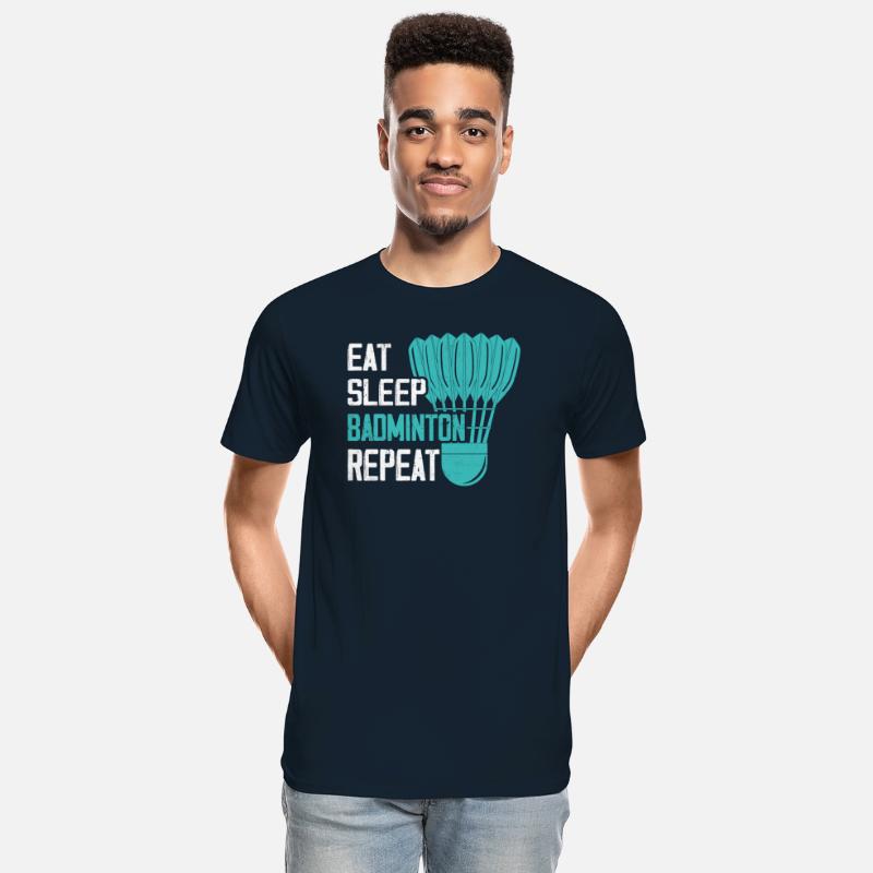 Eat Sleep Badminton Repeat Player Coach