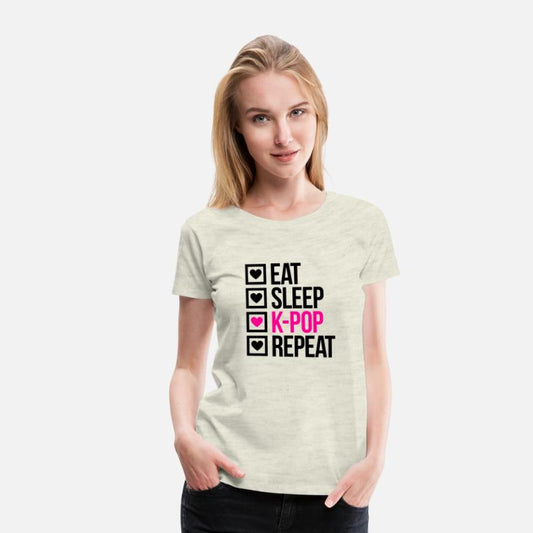 EAT SLEEP KPOP REPEAT - Stupid Tee