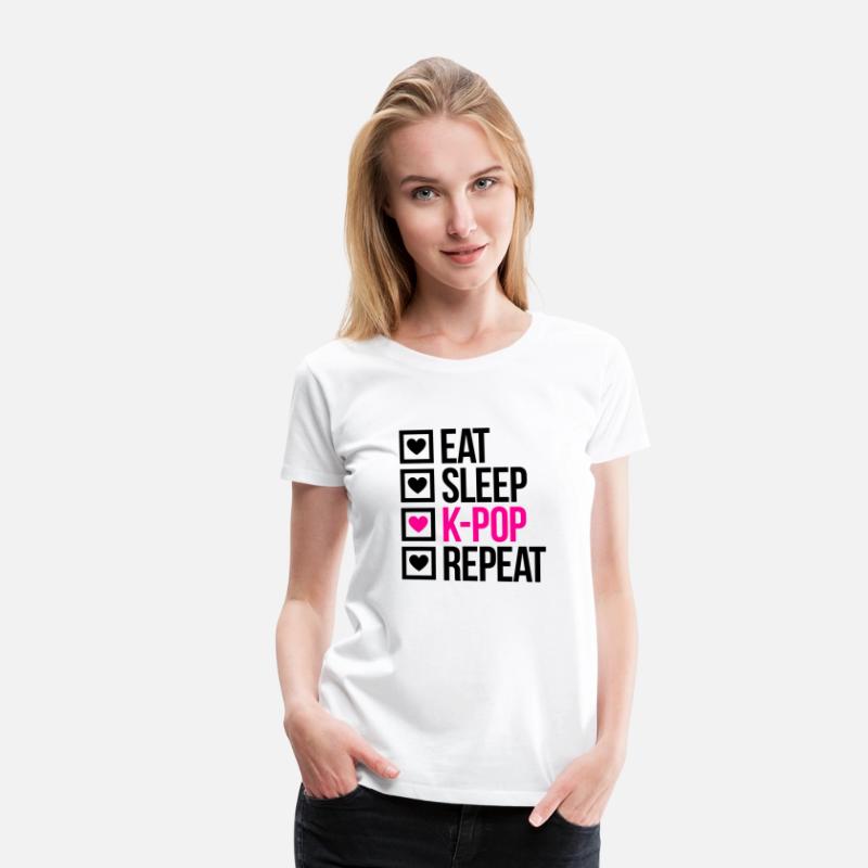 EAT SLEEP KPOP REPEAT - Stupid Tee