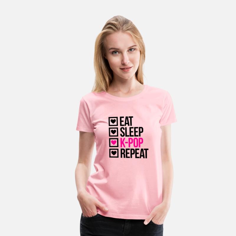 EAT SLEEP KPOP REPEAT - Stupid Tee