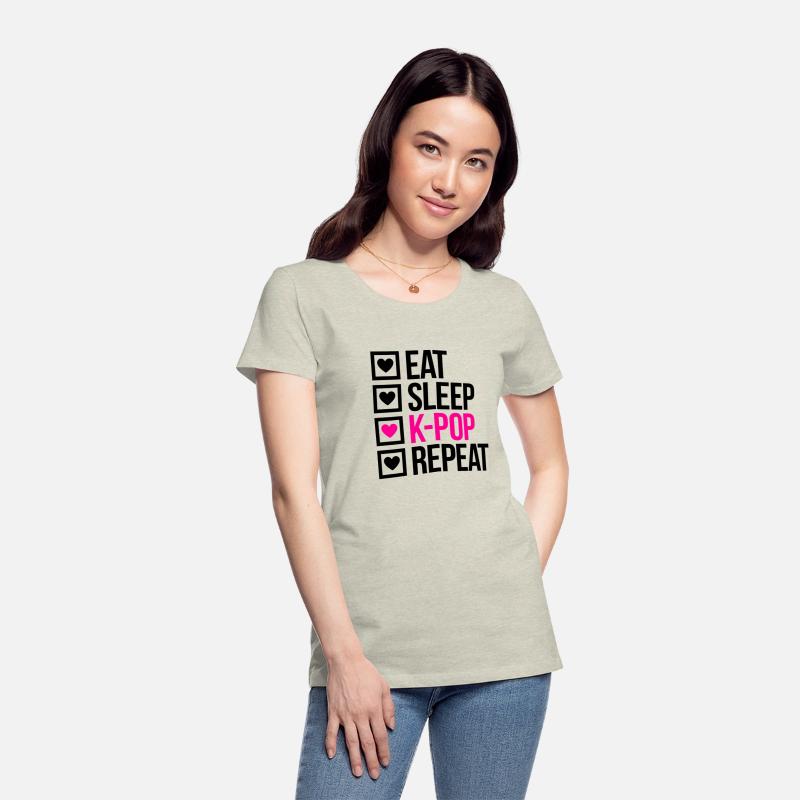 EAT SLEEP KPOP REPEAT - Stupid Tee