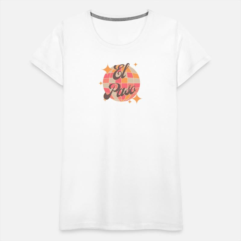 El Paso City Texas USA Retro Vintage