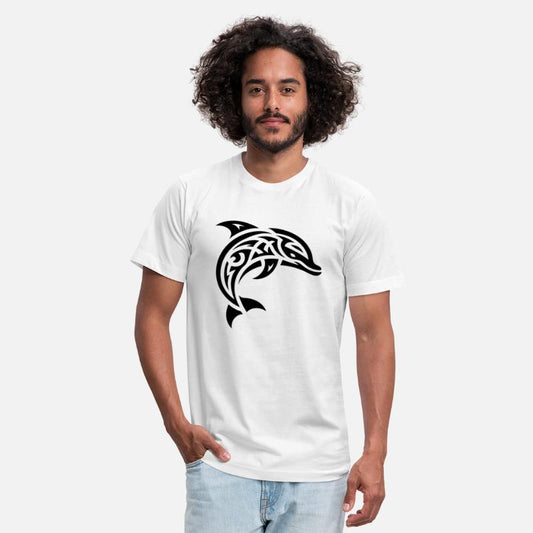 Elegant Jumping Tattoo Dolphin Porpoise