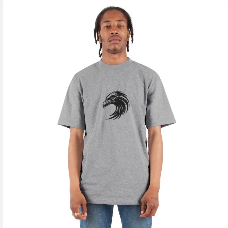 Elegant Tribal Eagle Logo In Tattoo Style