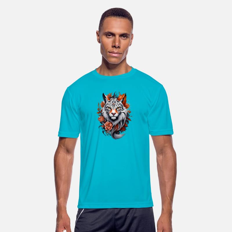 Enigmatic Majesty: Elegant White Wild Cat