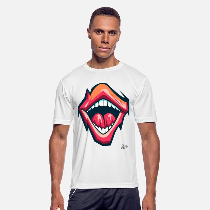 Expressive Open Mouth Illustration