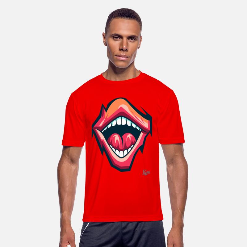 Expressive Open Mouth Illustration