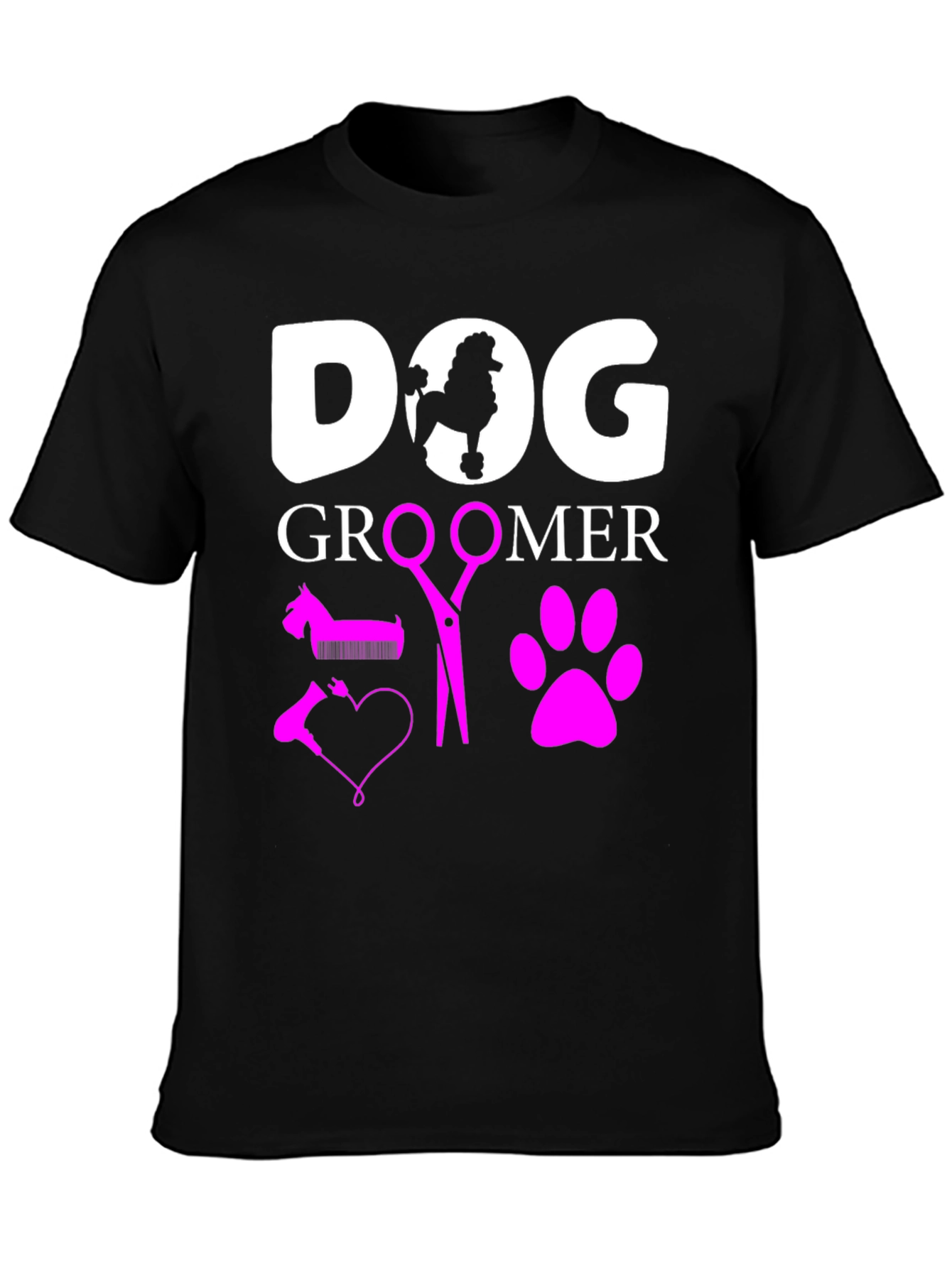 Dog Groomer Graphic Tee - Pet Lover Gift