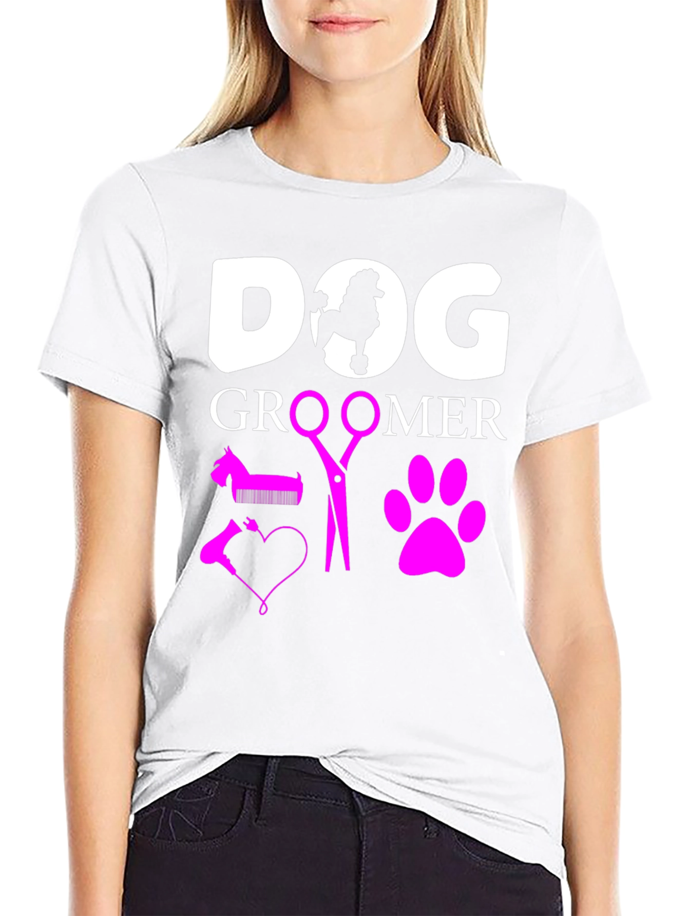 Dog Groomer Graphic Tee - Pet Lover Gift