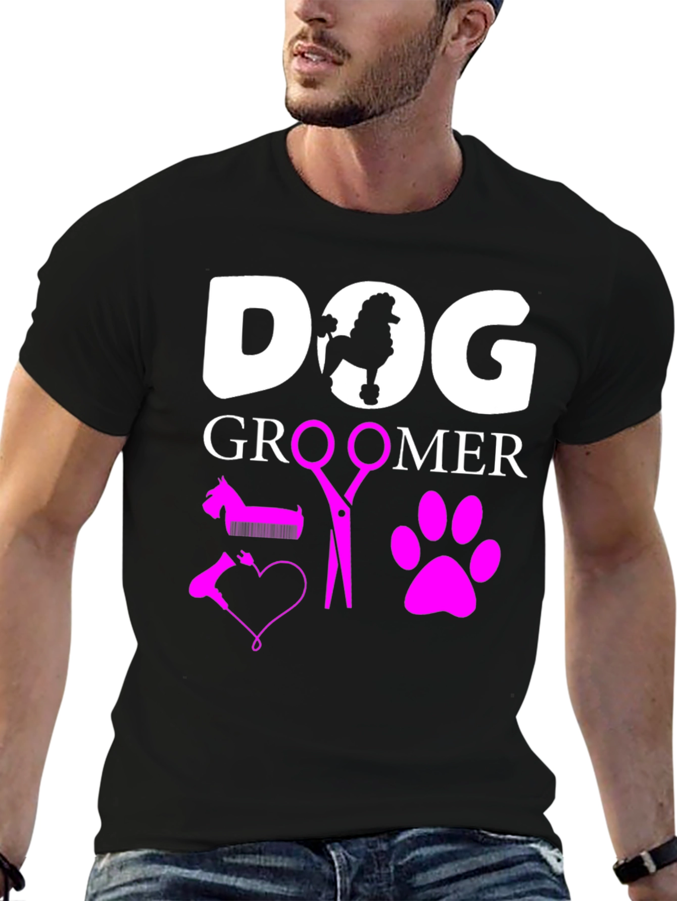 Dog Groomer Graphic Tee - Pet Lover Gift