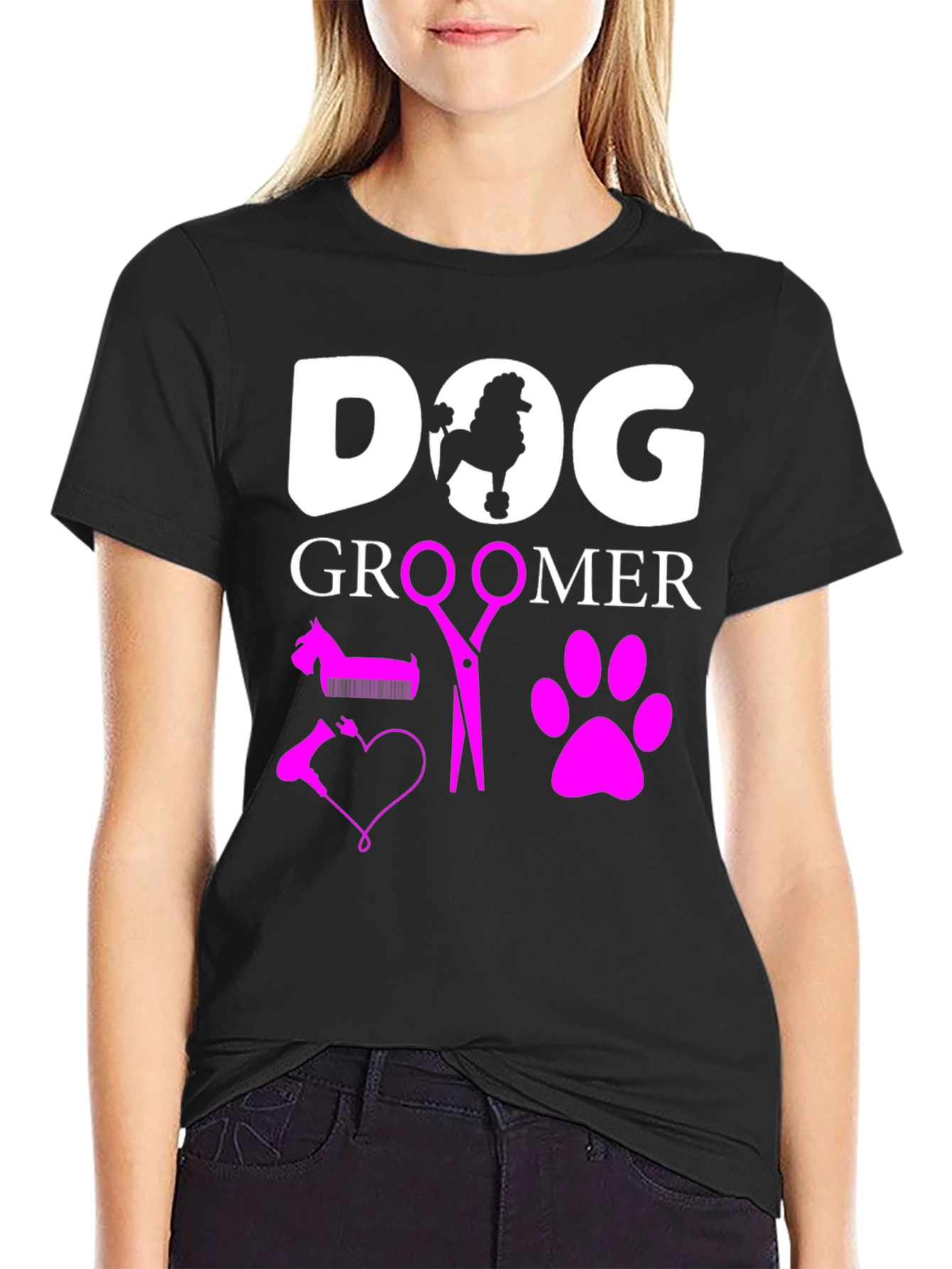 Dog Groomer Graphic Tee - Pet Lover Gift