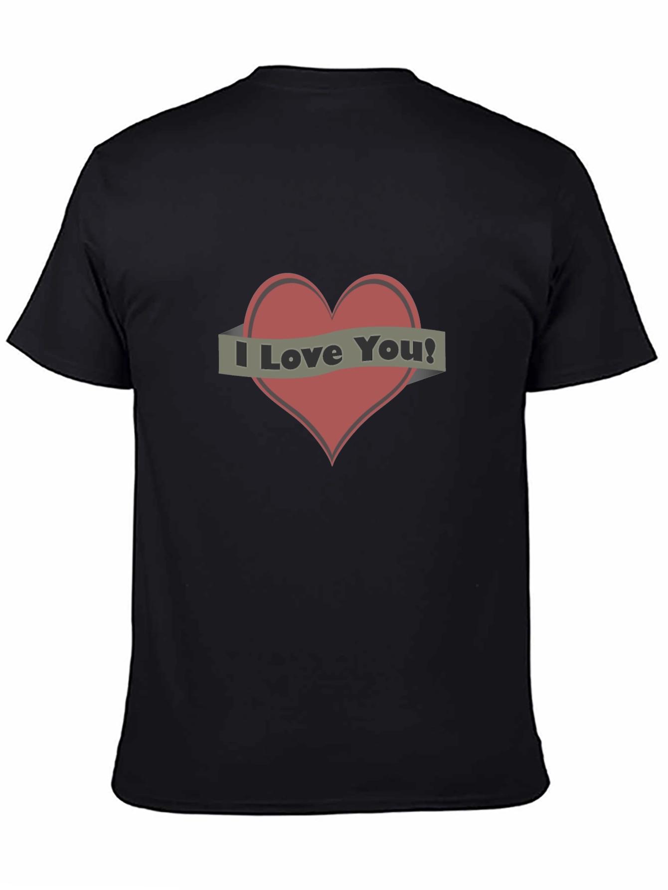 I Love You Graphic Tee - Classic Black T-Shirt
