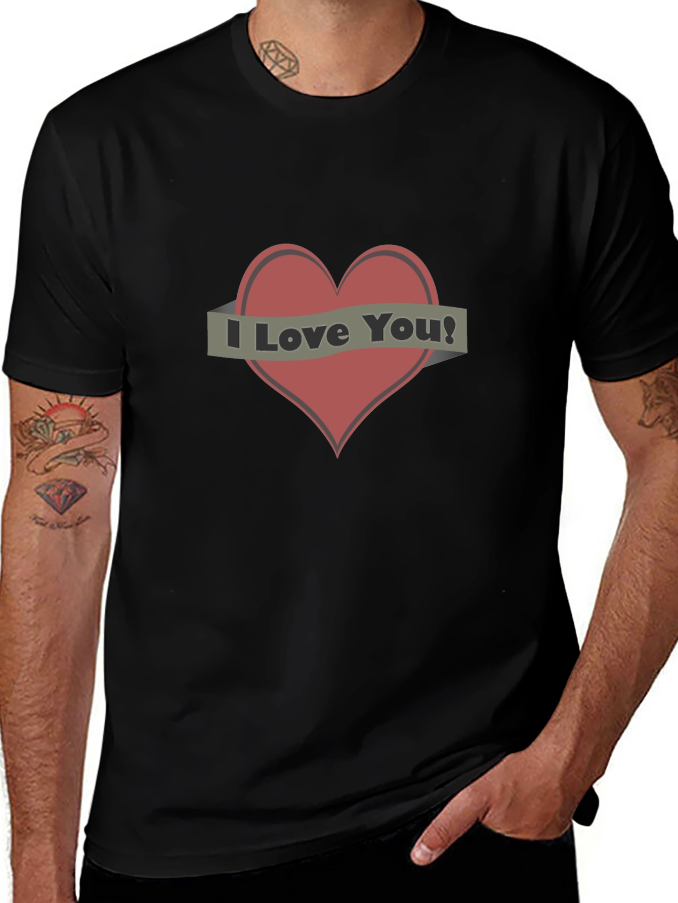I Love You Graphic Tee - Classic Black T-Shirt
