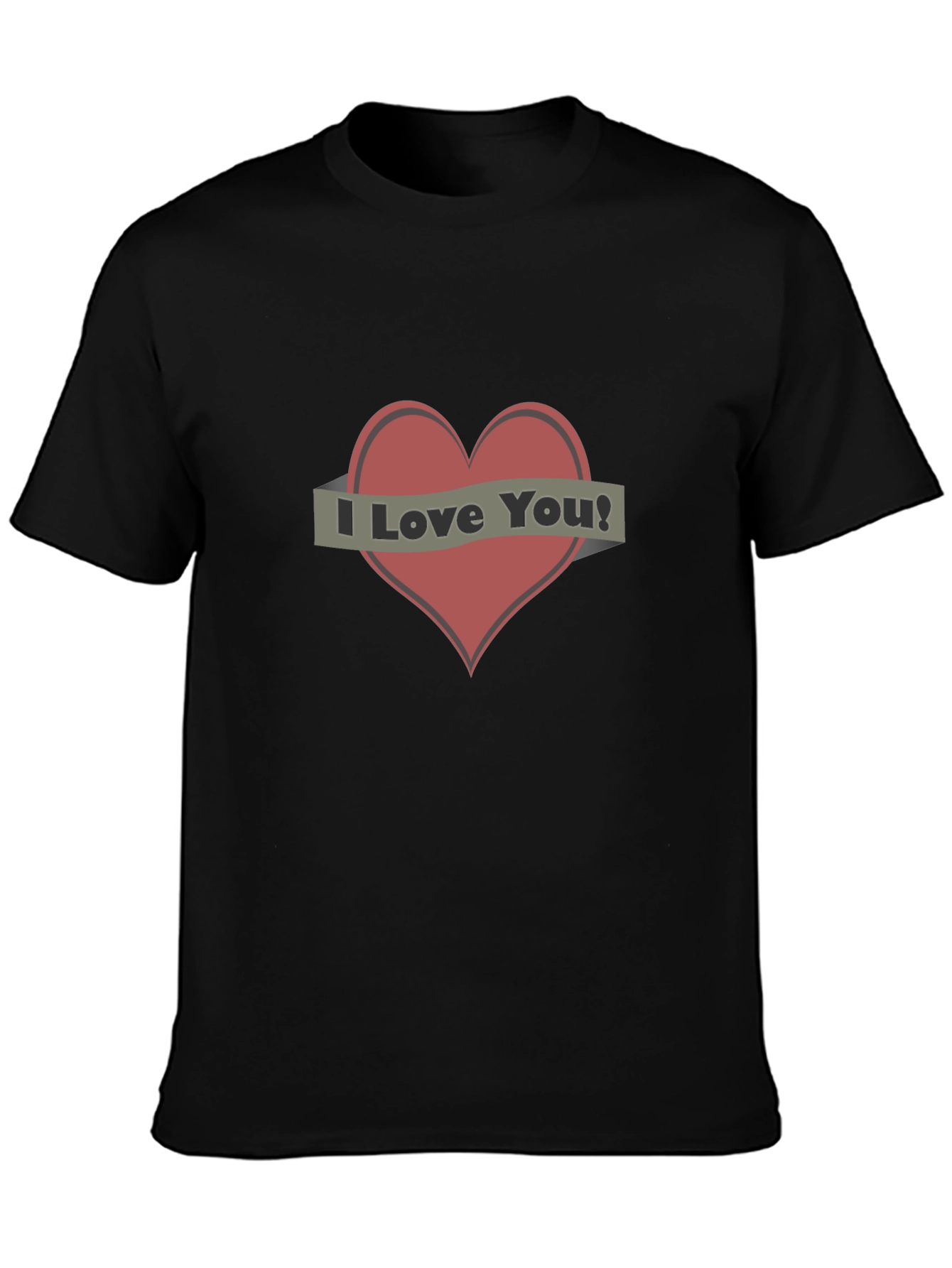 I Love You Graphic Tee - Classic Black T-Shirt