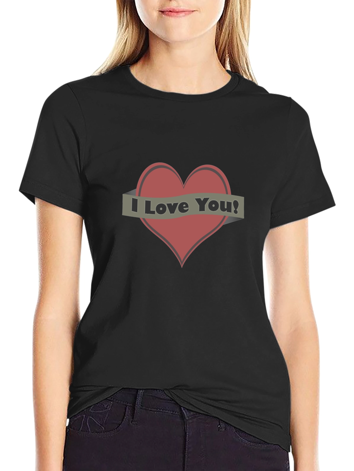 I Love You Graphic Tee - Classic Black T-Shirt