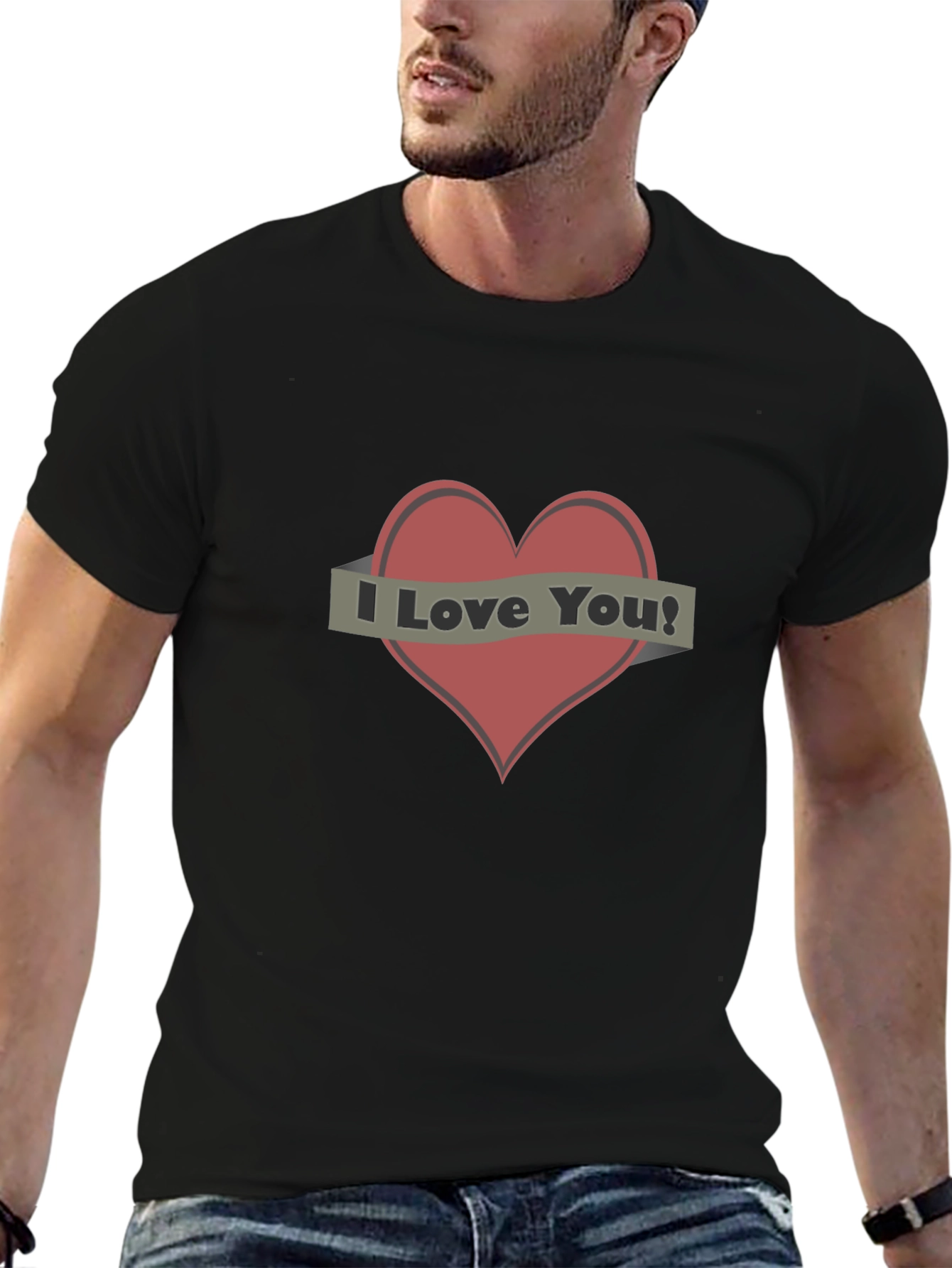 I Love You Graphic Tee - Classic Black T-Shirt