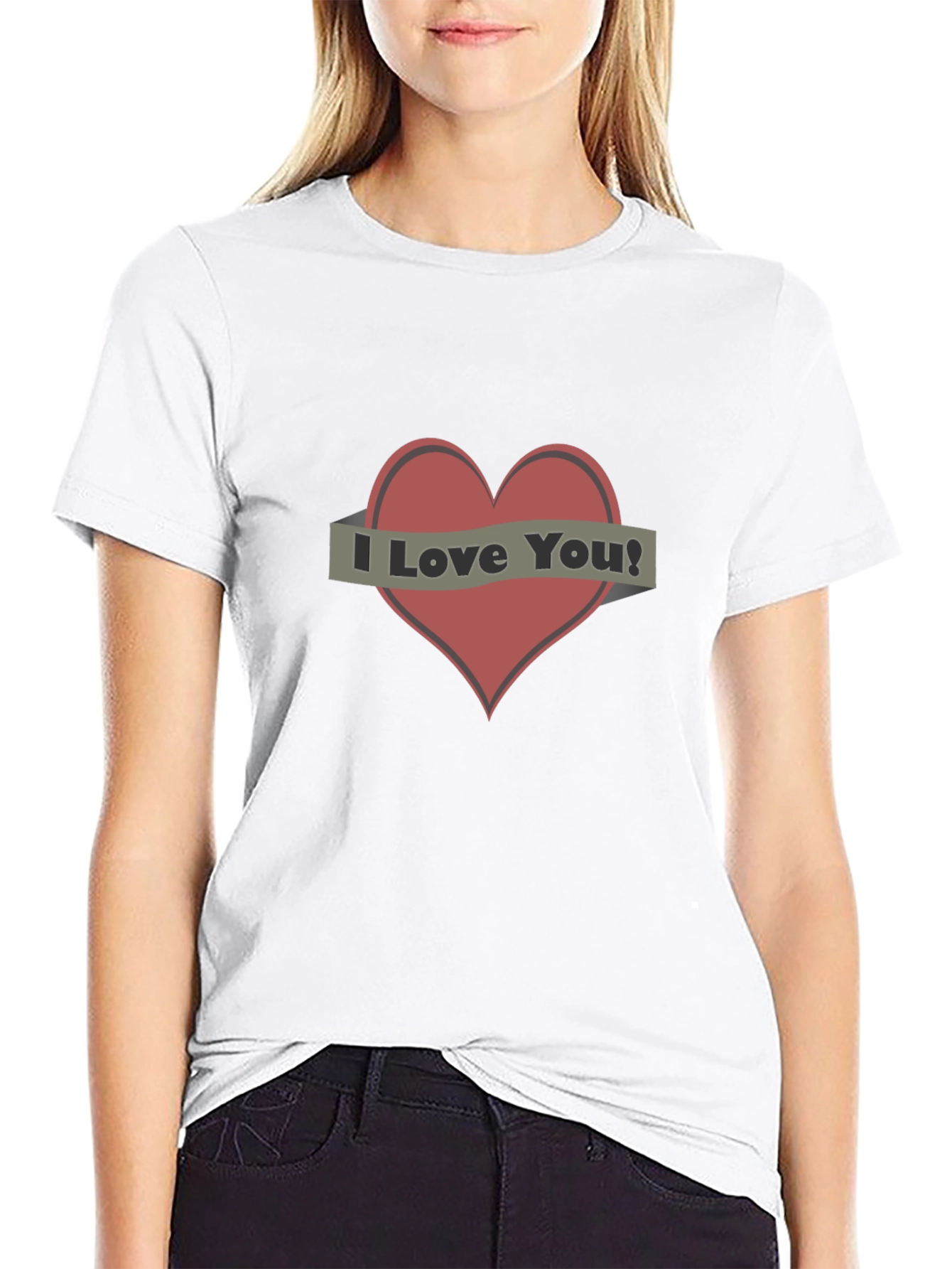 I Love You Graphic Tee - Classic Black T-Shirt