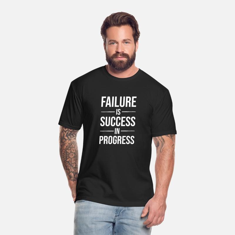 failure is success in progress WHITE