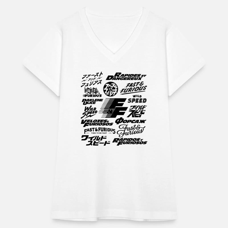 Fast And Furious Logo In Various Languages Black