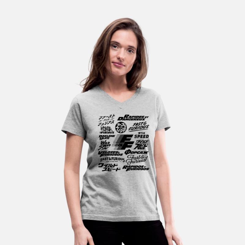 Fast And Furious Logo In Various Languages Black