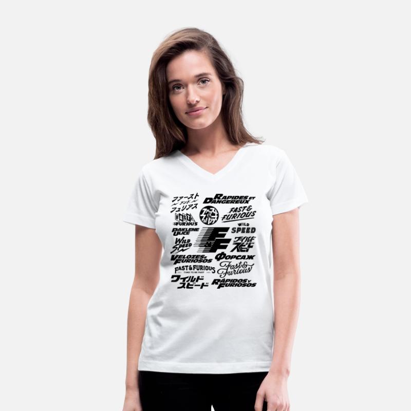 Fast And Furious Logo In Various Languages Black