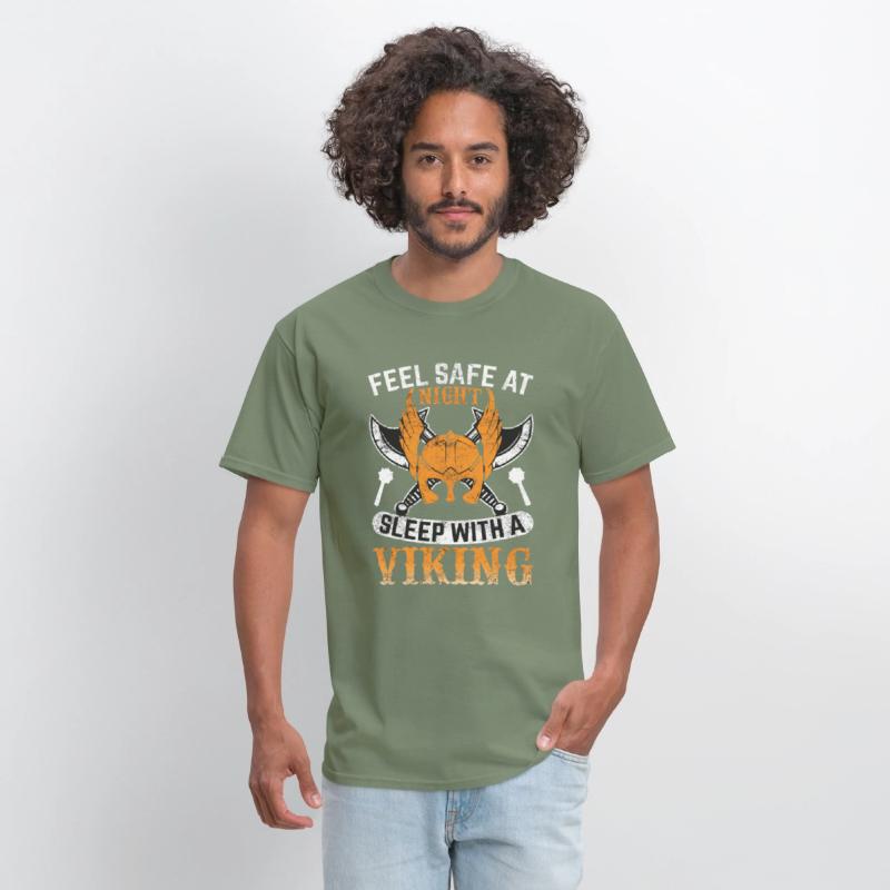 Feel safe at night sleep with a viking quotation