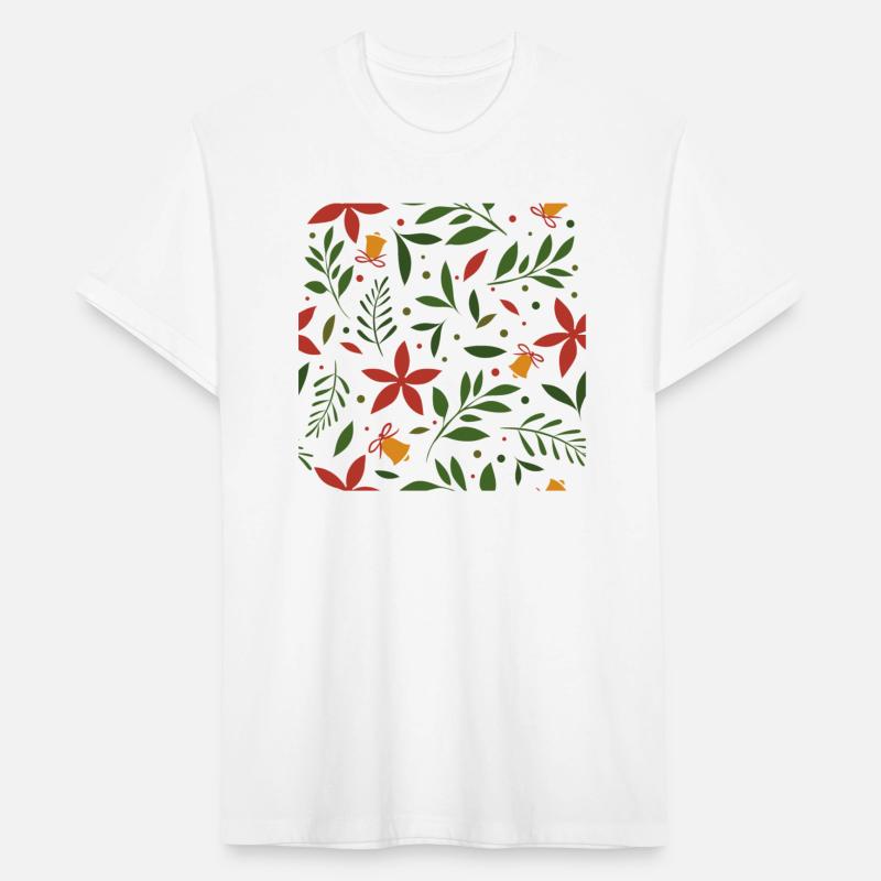 Festive Floral Bells Christmas Holiday Sweatshirt