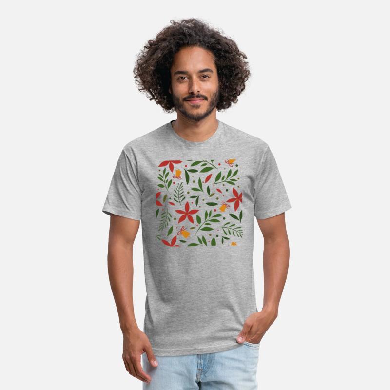 Festive Floral Bells Christmas Holiday Sweatshirt