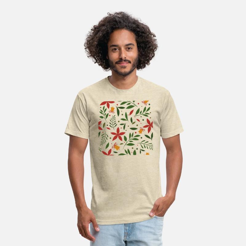 Festive Floral Bells Christmas Holiday Sweatshirt
