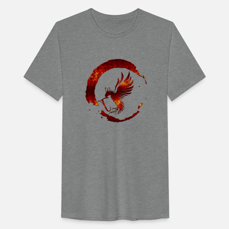 Fiery Bird Monogram T