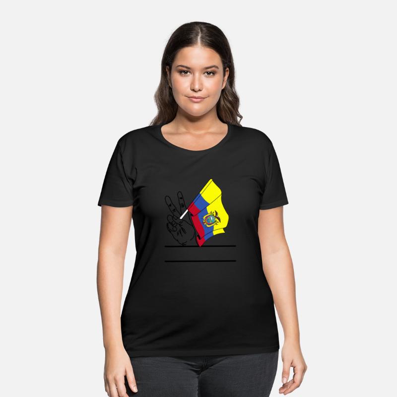 Flag Ecuador transparent peace sign text space