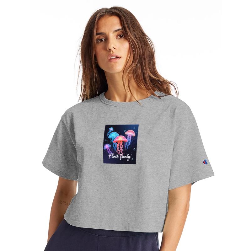 Float Freely – Glowing Neon Jellyfish T-Shirt