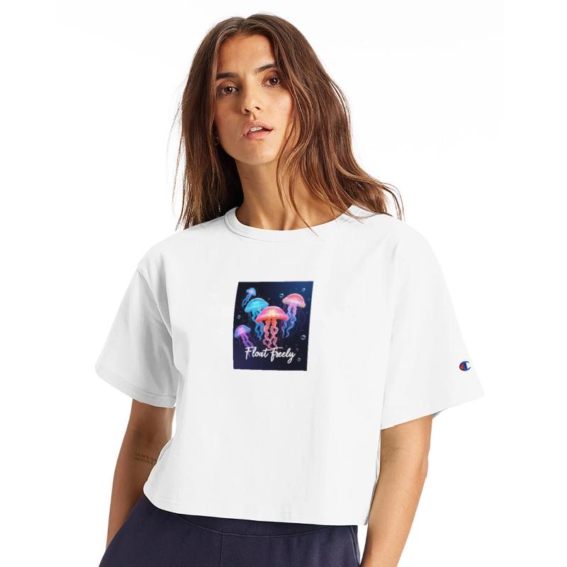 Float Freely – Glowing Neon Jellyfish T-Shirt