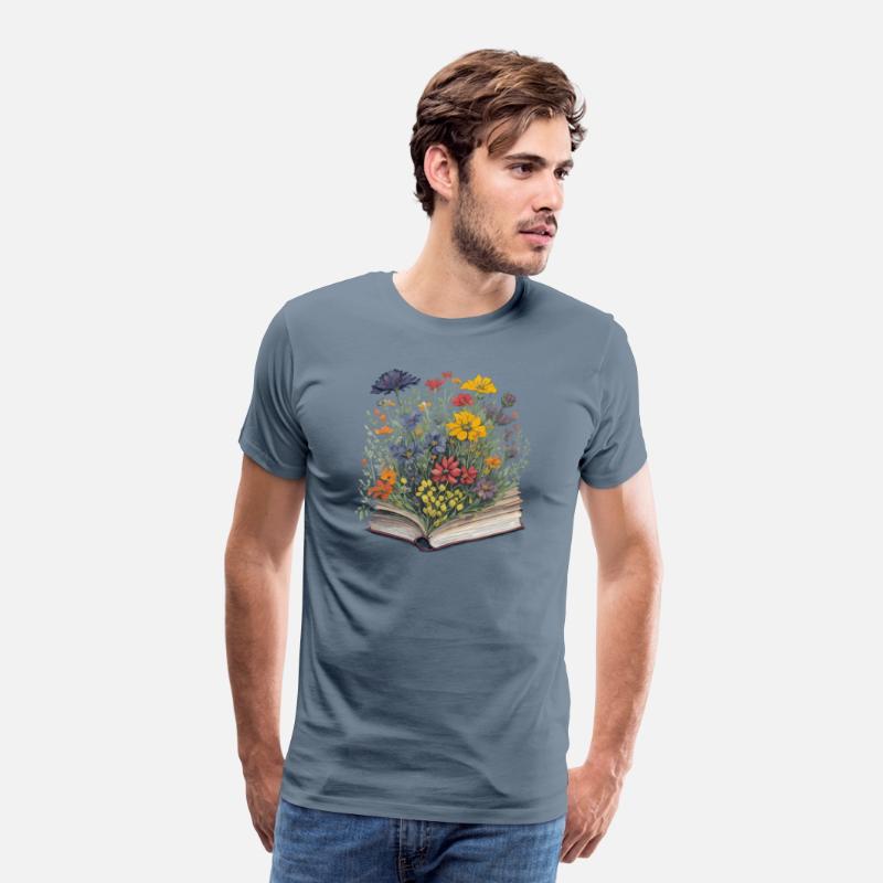 Flowers Coming Out of Book