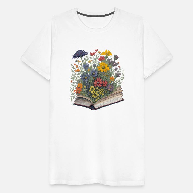 Flowers Coming Out of Book